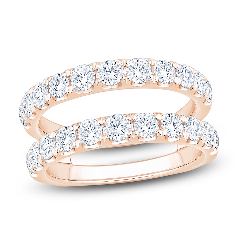 Main Image 1 of Lab-Grown Diamond Enhancer Ring 2 ct tw 14K Rose Gold