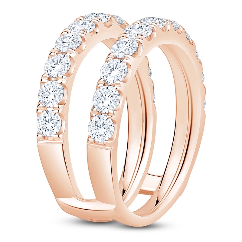 Main Image 2 of Lab-Grown Diamond Enhancer Ring 2 ct tw 14K Rose Gold