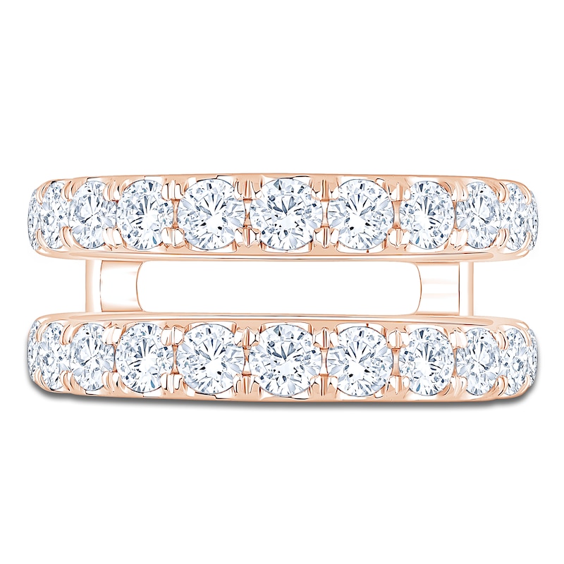 Main Image 3 of Lab-Grown Diamond Enhancer Ring 2 ct tw 14K Rose Gold