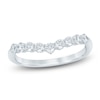 Thumbnail Image 1 of Lab-Grown Diamond Chevron Anniversary Ring 1/2 ct tw 14K White Gold