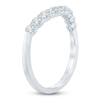 Thumbnail Image 2 of Lab-Grown Diamond Chevron Anniversary Ring 1/2 ct tw 14K White Gold