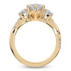 Thumbnail Image 4 of Marquise-Cut & Half Moon-Shaped Lab-Grown Diamond Three-Stone Engagement Ring 4 ct tw 14K Yellow Gold