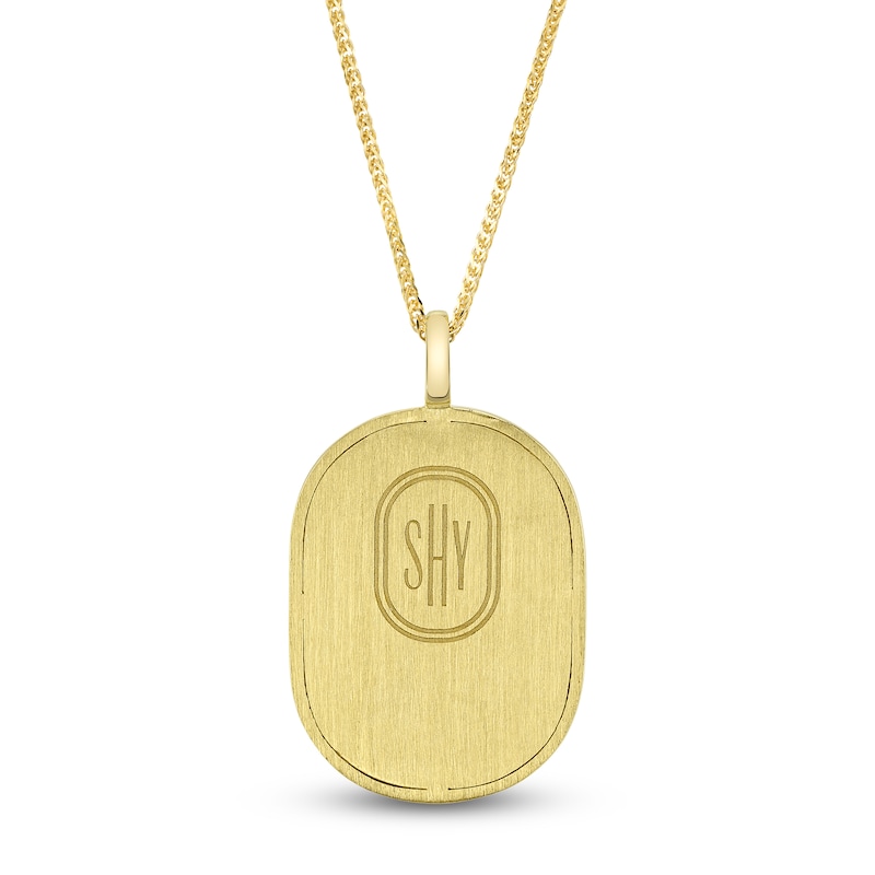 Main Image 3 of Shy ICON Zodiac Diamond Accent Aquarius Necklace 14K Yellow Gold 18" B22001099-AQU