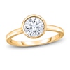 Thumbnail Image 0 of Diamond Solitaire Engagement Ring 3/4 ct tw Bezel-Set Round 14K Yellow Gold (I2/I)