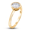 Thumbnail Image 1 of Diamond Solitaire Engagement Ring 3/4 ct tw Bezel-Set Round 14K Yellow Gold (I2/I)