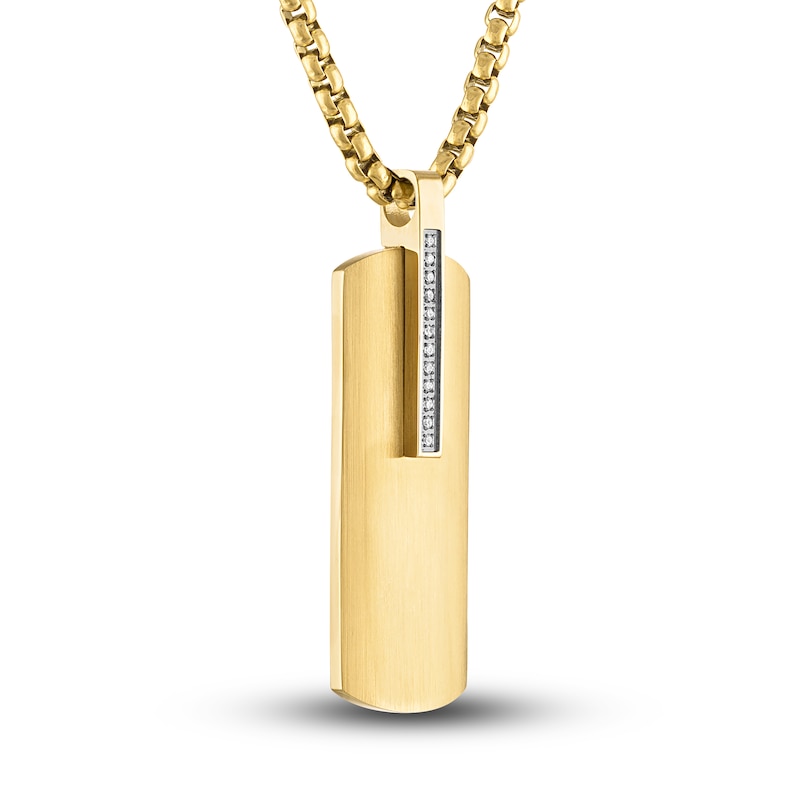 Order 10K Gold-Filled Dog Tag Embossed Necklace