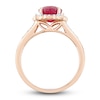 Thumbnail Image 3 of Natural Ruby Engagement Ring 1/6 ct tw 14K Rose Gold