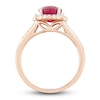 Thumbnail Image 2 of Natural Ruby Engagement Ring 1/6 ct tw 14K Rose Gold