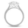 Thumbnail Image 2 of Diamond Heart Engagement Ring 5/8 ct tw Round 14K White Gold