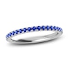 Thumbnail Image 1 of Juliette Maison Natural Blue Sapphire Eternity Ring 10K White Gold