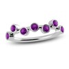 Thumbnail Image 1 of Juliette Maison Natural Amethyst Ring 10K White Gold