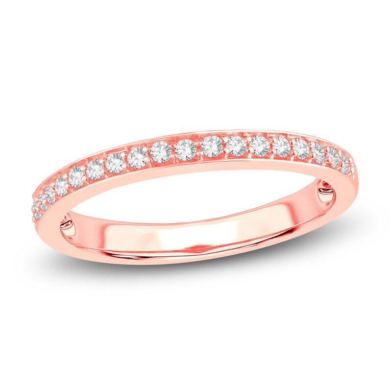 Main Image 1 of Diamond Wedding Band 1/5 ct tw Round 14K Rose Gold