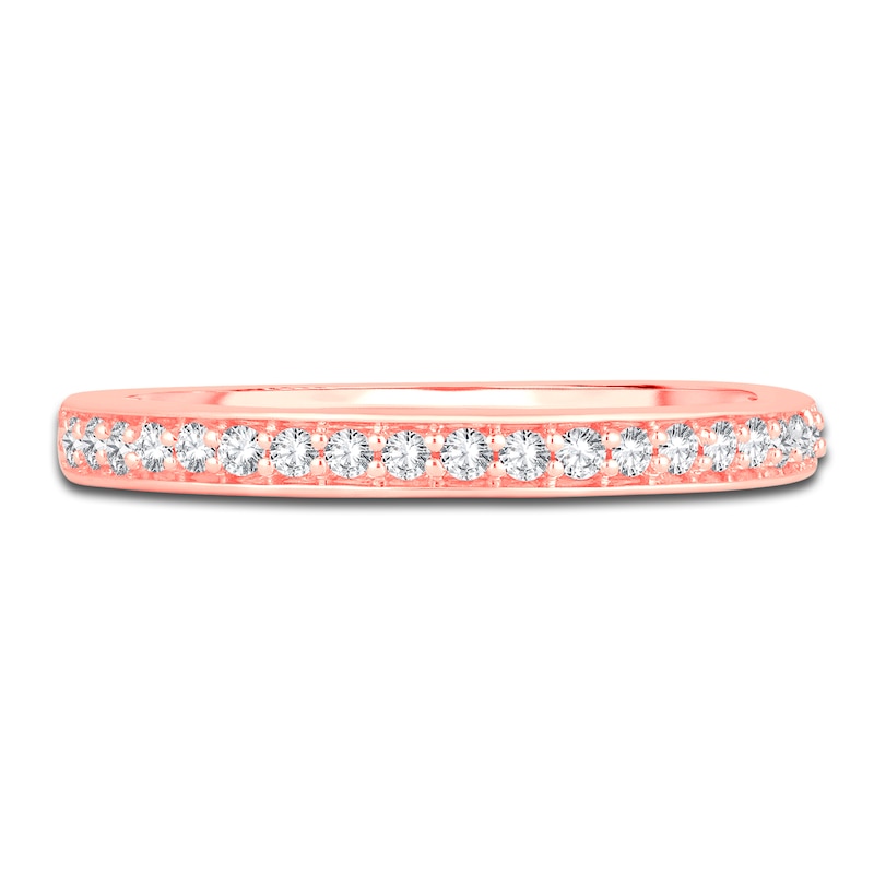 Main Image 3 of Diamond Wedding Band 1/5 ct tw Round 14K Rose Gold