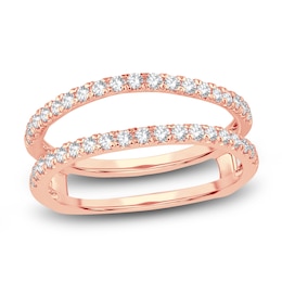 Diamond Enhancer Band 3/8 ct tw Round 14K Rose Gold