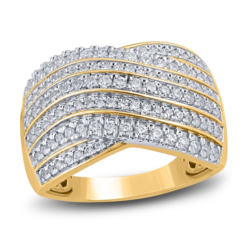 Main Image 1 of Diamond Wedding Band 1 ct tw Round 14K Yellow Gold