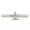 Thumbnail Image 3 of Diamond Cross Ring 1/5 ct tw Round 10K Yellow Gold