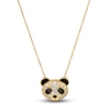 Thumbnail Image 1 of Le Vian Diamond Panda Pendant Necklace 1/3 ct tw Round 14K Honey Gold 19"