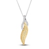 Thumbnail Image 0 of Le Vian Sunny Yellow Diamond Pendant Necklace 3/8 ct tw Diamonds Round 14K Two-Tone Gold