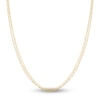 Thumbnail Image 0 of Solid Bead, Box & Figaro Chain Necklace 14K Yellow Gold 18"