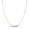 Thumbnail Image 1 of Bead, Box & Figaro Chain Necklace 14K Yellow Gold 18"