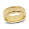 Thumbnail Image 1 of Men's Engraved Wedding Band 14K Yellow Gold