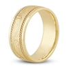 Thumbnail Image 1 of Men's Engraved Wedding Band 14K Yellow Gold