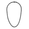 Thumbnail Image 2 of 1933 by Esquire Men's Solid Twisted Box Chain Necklace Black Ruthenium-Plated Sterling Silver 22" 5mm