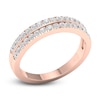 Thumbnail Image 2 of Diamond Wedding Band 1/2 ct tw Round 14K Rose Gold