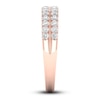 Thumbnail Image 3 of Diamond Wedding Band 1/2 ct tw Round 14K Rose Gold