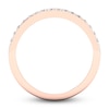 Thumbnail Image 4 of Diamond Wedding Band 1/2 ct tw Round 14K Rose Gold