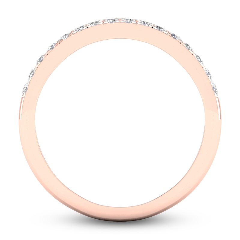 Main Image 4 of Diamond Wedding Band 1/2 ct tw Round 14K Rose Gold