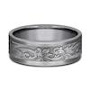 Thumbnail Image 3 of Men's Filigree Wedding Band Tantalum 7.0mm