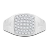 Thumbnail Image 1 of Men's Diamond Ring 1/2 ct tw Round 14K White Gold