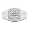 Thumbnail Image 3 of Men's Diamond Ring 1/2 ct tw Round 14K White Gold