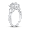 Thumbnail Image 2 of Diamond Engagement Ring 1 ct tw Pear/Round 14K White Gold