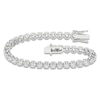 Thumbnail Image 1 of Lab-Grown Diamond Tennis Bracelet 5 ct tw 14K White Gold 7.25"