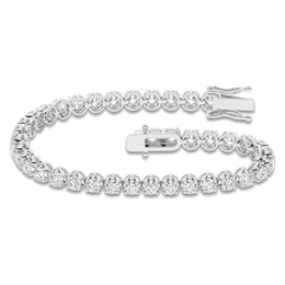 Lab-Grown Diamond Tennis Bracelet 5 ct tw 14K White Gold 7.25"