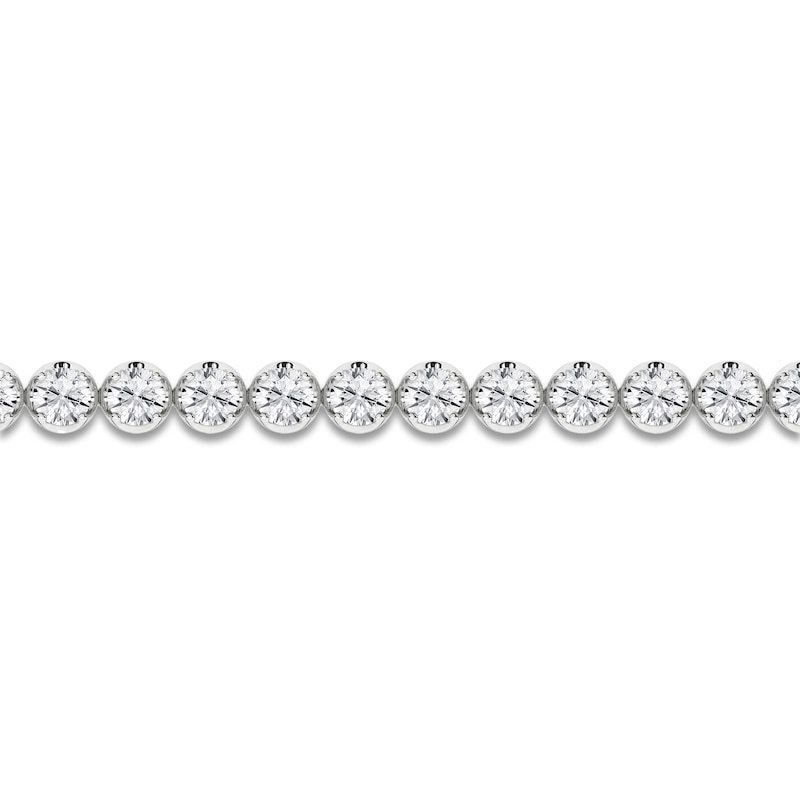 Main Image 2 of Lab-Grown Diamond Tennis Bracelet 5 ct tw 14K White Gold 7.25"