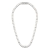 Thumbnail Image 1 of 1933 by Esquire Men's Freshwater Cultured Pearl & Natural White Topaz Necklace Sterling Silver 22"