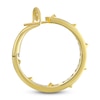 Thumbnail Image 2 of Crivelli Diamond Hoop Earrings 2-5/8 ct tw Round 18K Yellow Gold