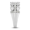 Thumbnail Image 3 of Diamond Ring 1-1/2 ct tw Round/Baguette 14K White Gold