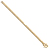 Thumbnail Image 2 of High-Polish Wheat Chain Bracelet 24K Yellow Gold 7.5" 4.0mm