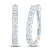 Thumbnail Image 2 of Pnina Tornai Diamond Hoop Earrings 1 ct tw 14K White Gold