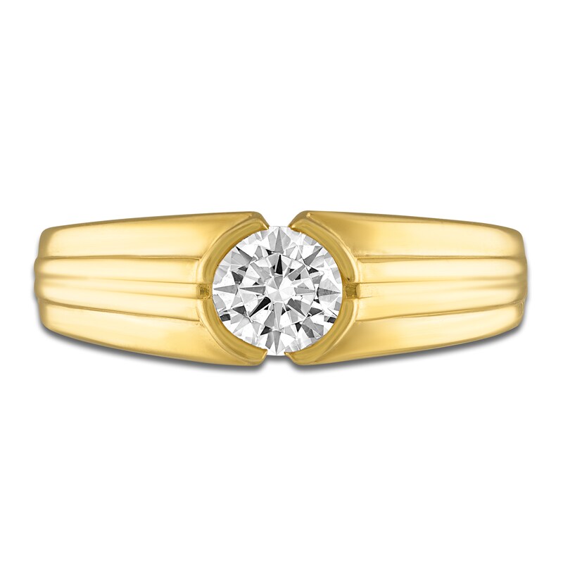 Diamond Solitaire Ring 3/4 ct tw 14K Yellow Gold 7.2mm