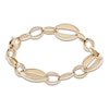Thumbnail Image 1 of Italia D'Oro Oval Link Bracelet 14K Yellow Gold 7.9"