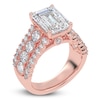 Thumbnail Image 2 of Emerald-Cut Created By Jared Studio Lab-Grown Diamond Engagement Ring 4-3/4 ct tw 14K Rose Gold