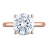 Thumbnail Image 3 of Round-Cut Lab-Grown Diamond Engagement Ring 4-1/6 ct tw 18K Rose Gold (VS2/F)