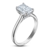 Thumbnail Image 2 of Radiant-Cut Lab-Grown Diamond Solitaire Plus Engagement Ring 2-5/8 ct tw Platinum (VS2/F)