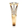 Thumbnail Image 3 of J'Lure Lab-Grown Diamond Hexagon Portrait-Cut Engagement Ring 1-3/8 ct tw 18K Yellow Gold