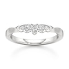 Thumbnail Image 1 of J'Lure Lab-Grown Diamond Scalloped Wedding Band 1/6 ct tw 18K White Gold
